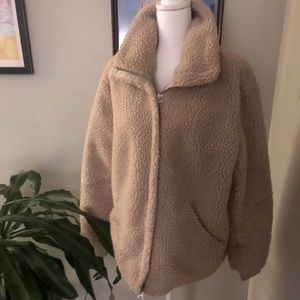 LOGG H&M Oversized Teddy Jacket